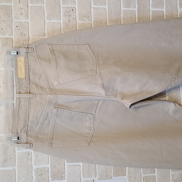 ZARA Basic Women's Khaki High-rise Cotton Pants (Sz 2) - Picture 4 of 10